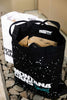 Montana Typo-Logo+Stars Cotton Bag - Black