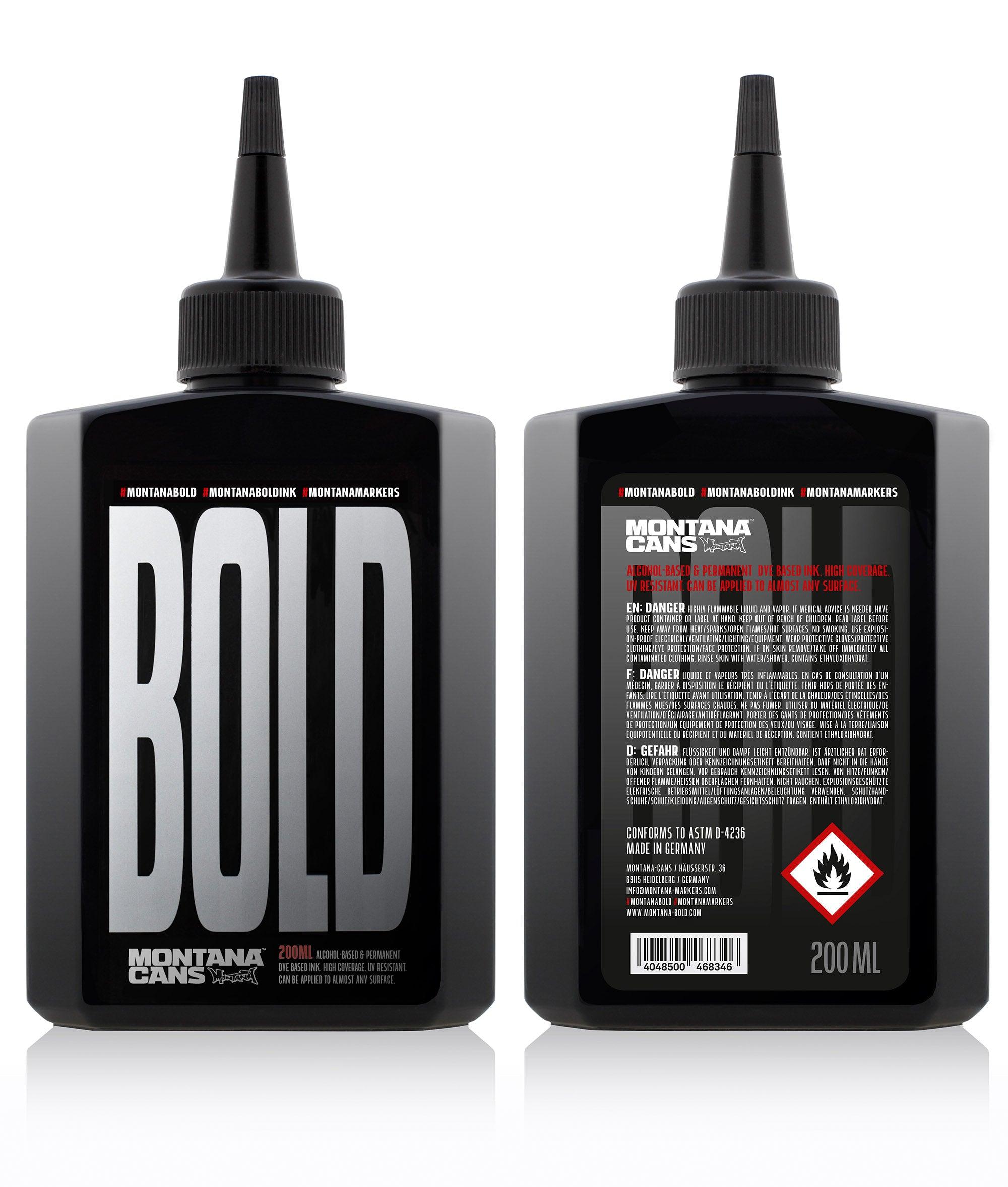 MONTANA BOLD REFILL 200ML PERMANENT ULTRA INK - mrdrip.de