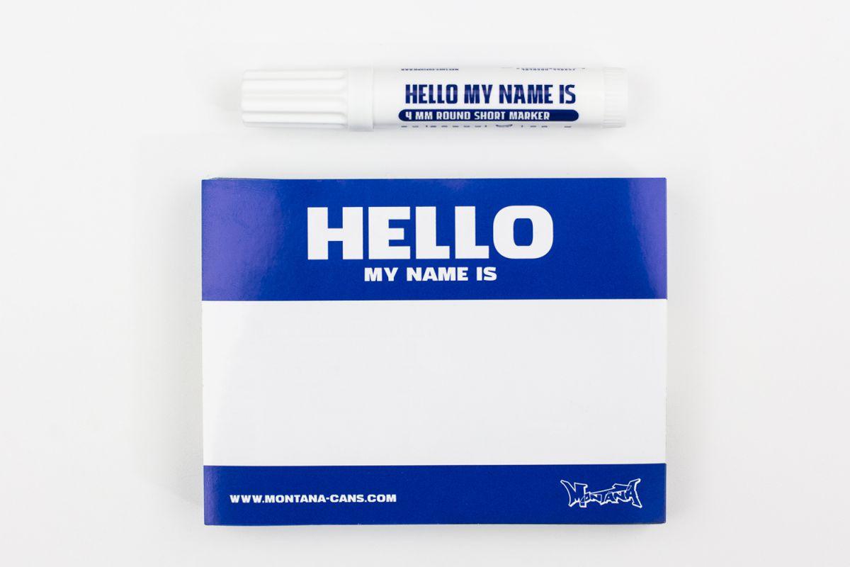 MONTANA HELLO MY NAME IS… 100 PCS - mrdrip.de